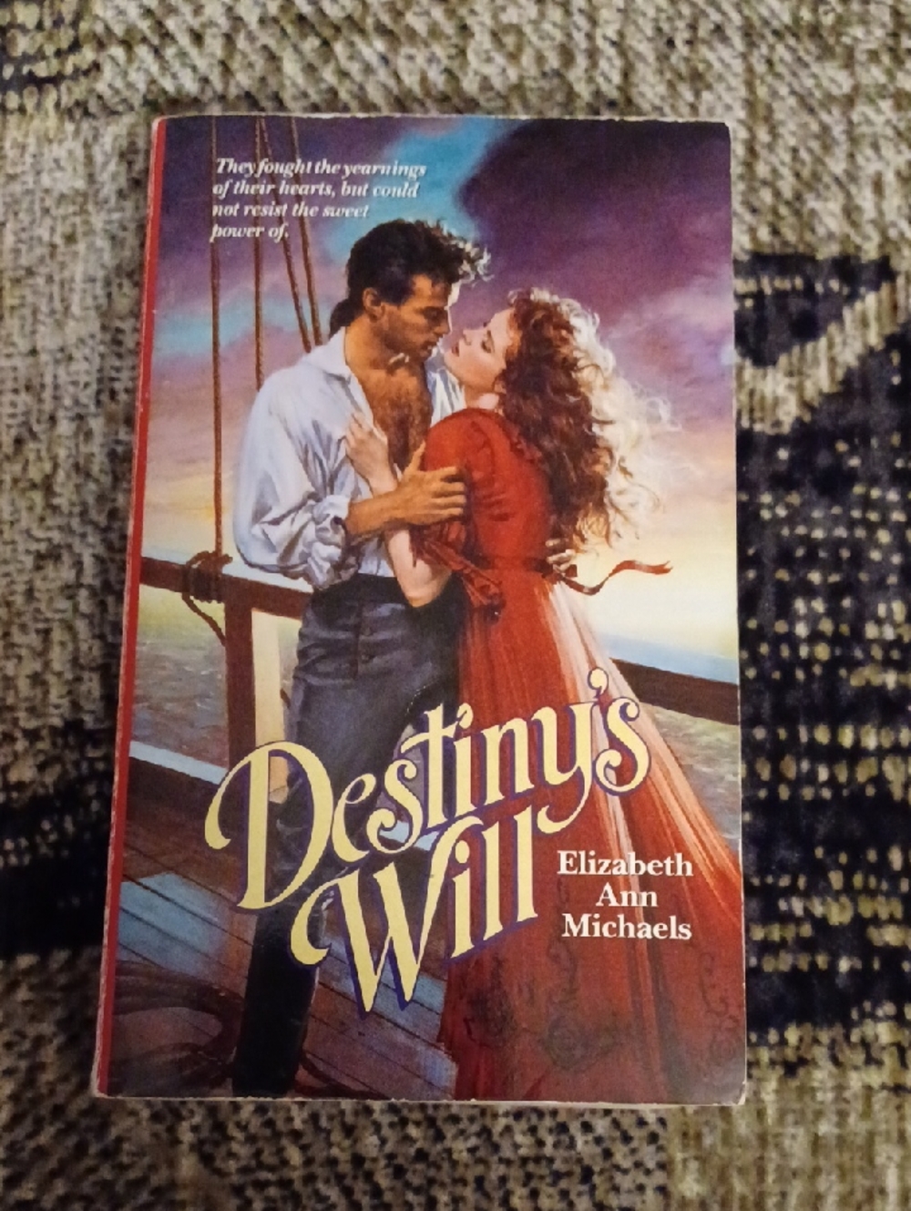$4 Add-on "Destiny's Will" By Elizabeth Ann Michaels - Paperback Romance